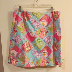 Vintage Lilly Pulitzer skirt, women's size 14